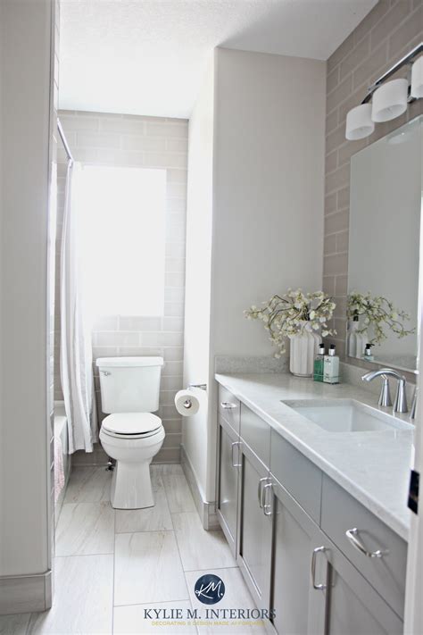 benjamin moore classic gray bathroom.